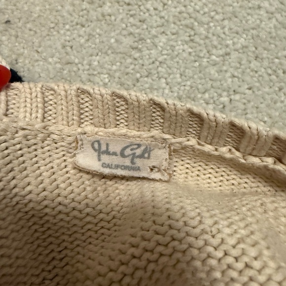 Brandy Melville Cream and Black Striped Sweater - Picture 2 of 4